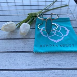 Kendra Scott bracelet with turquoise stone